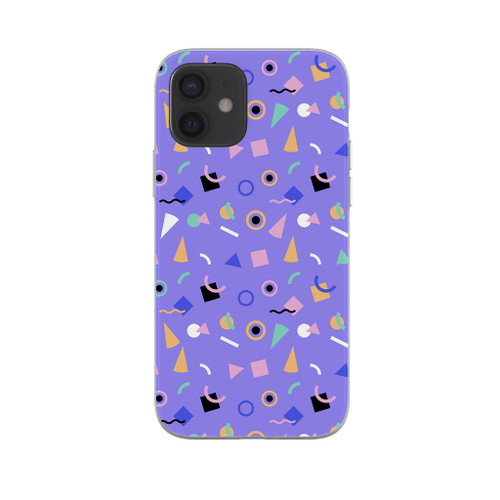 90s Pattern iPhone Soft Case By Artists Collection