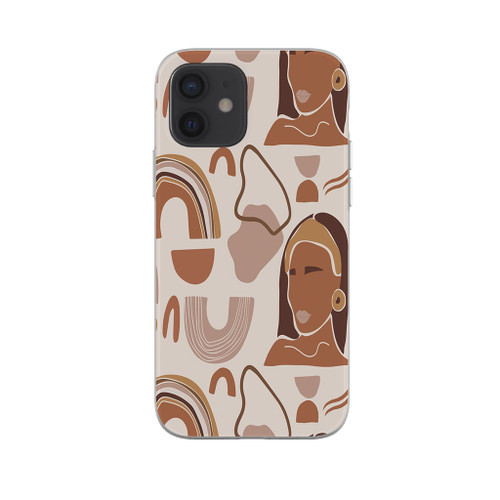 Modern Abstract Pattern iPhone Soft Case By Artists Collection