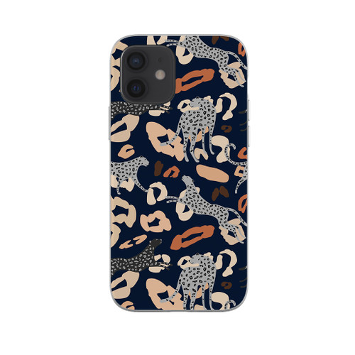Leopard Background iPhone Soft Case By Artists Collection