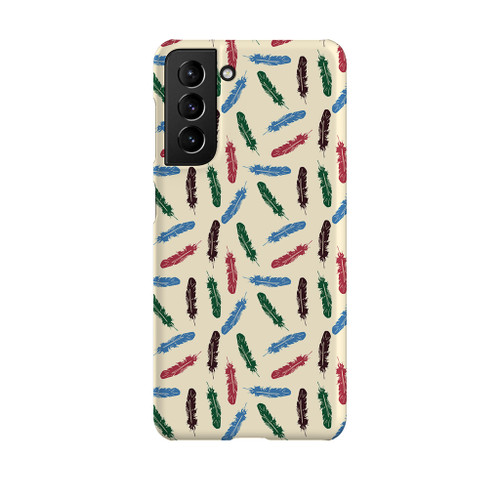 Abstract Feather Pattern Samsung Snap Case By Artists Collection