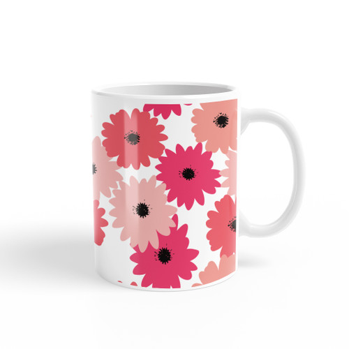 Abstract Floral Pattern Coffee Mug By Artists Collection