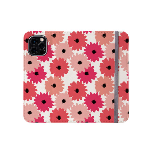 Abstract Floral Pattern iPhone Folio Case By Artists Collection