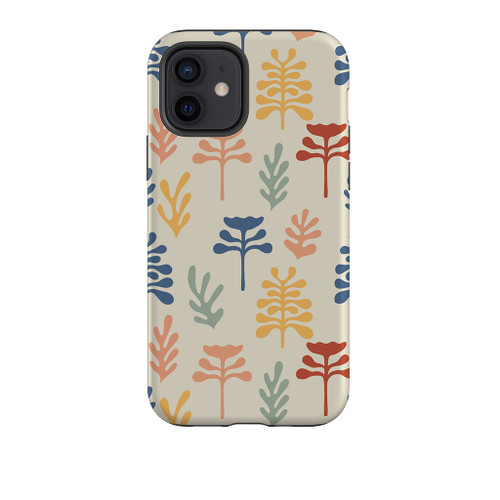 Abstract Flowers Pattern iPhone Tough Case By Artists Collection
