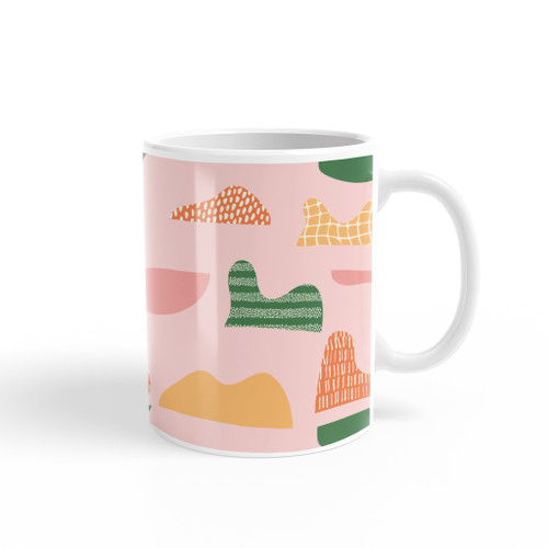 Abstract Forms Pattern Coffee Mug By Artists Collection