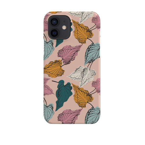 Abstract Leaves Pattern iPhone Snap Case By Artists Collection