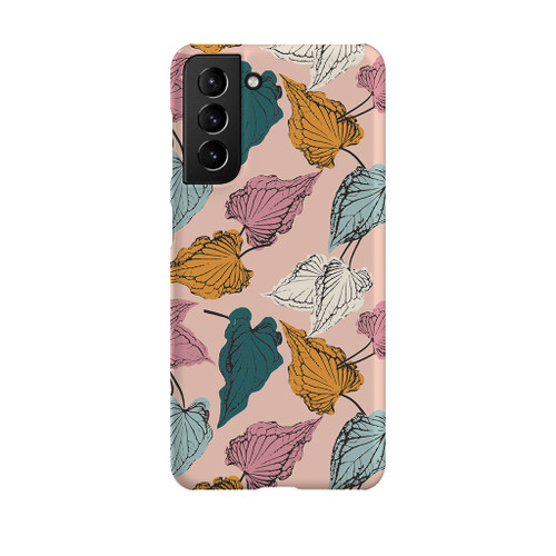 Abstract Leaves Pattern Samsung Snap Case By Artists Collection