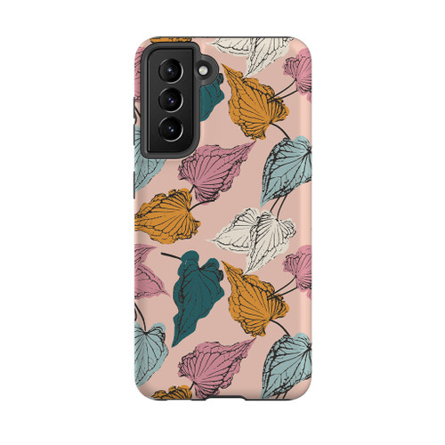 Abstract Leaves Pattern Samsung Tough Case By Artists Collection