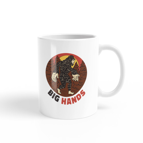 Big Hands Coffee Mug By Vexels