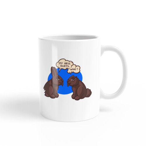 Funny Chocolate Bunny Rabbits Coffee Mug By Vexels
