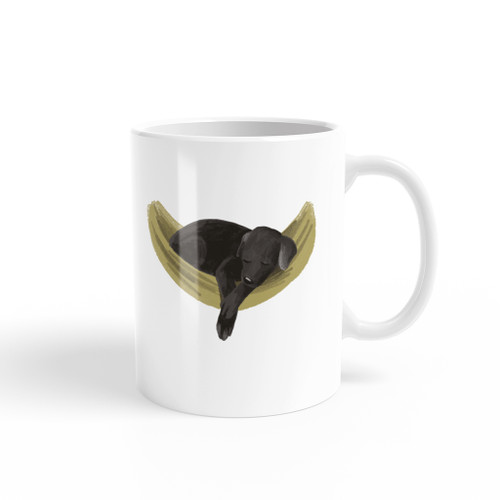 Lab Puppy Hammock Coffee Mug By Vexels