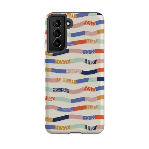 Abstract Lines Pattern Samsung Tough Case By Artists Collection