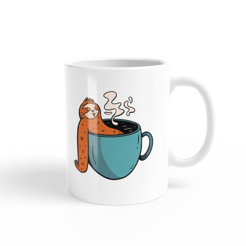 Sloth In A Hot Tub Coffee Coffee Mug By Vexels