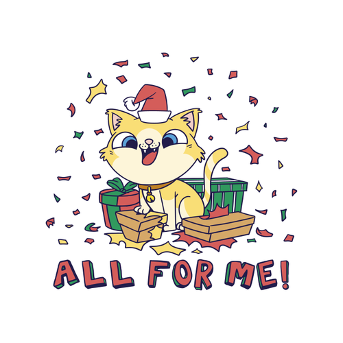 All For Me Cat Design By Vexels