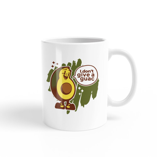 I Don't Give A Guac Avocado Coffee Mug By Vexels