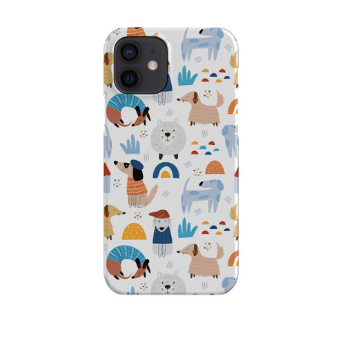 Cute Dogs Pattern iPhone Snap Case By Artists Collection