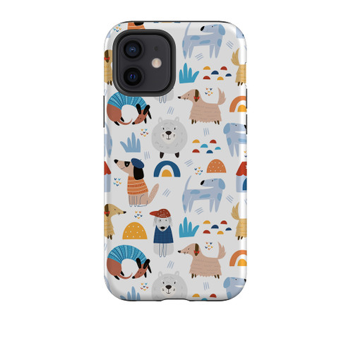Cute Dogs Pattern iPhone Tough Case By Artists Collection