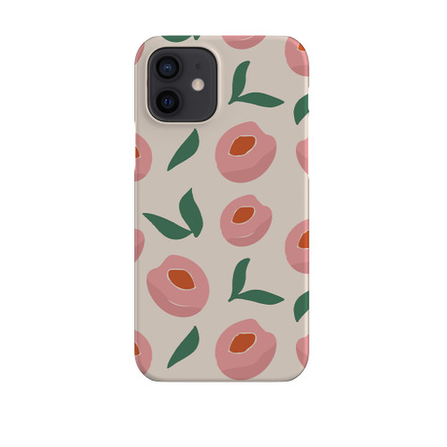 Abstract Peach Pattern iPhone Snap Case By Artists Collection
