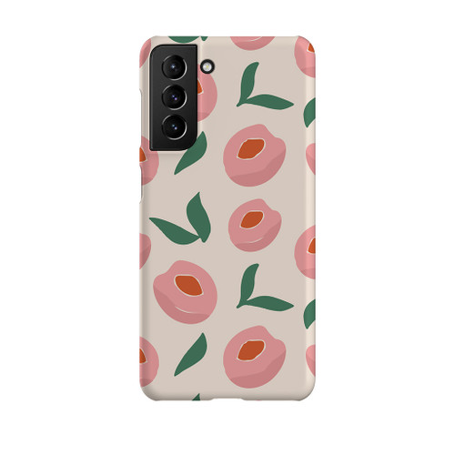 Abstract Peach Pattern Samsung Snap Case By Artists Collection