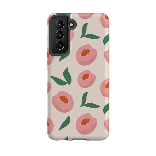 Abstract Peach Pattern Samsung Tough Case By Artists Collection
