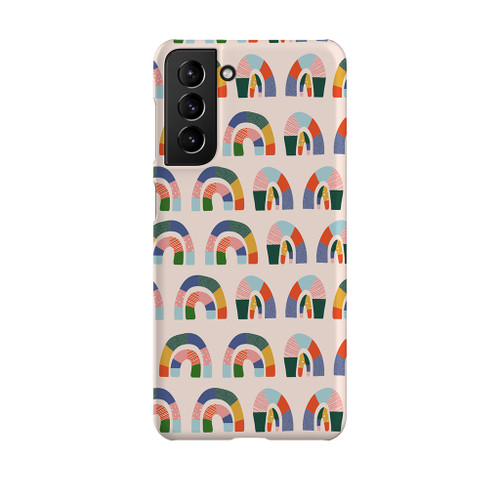 Abstract Rainbows Pattern Samsung Snap Case By Artists Collection
