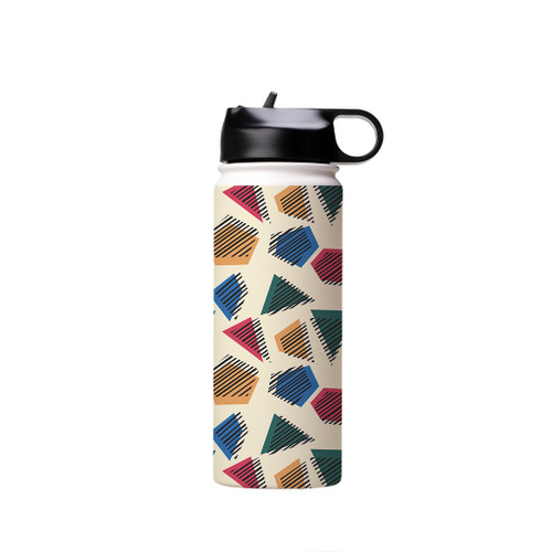 Abstract Pattern Water Bottle By Artists Collection