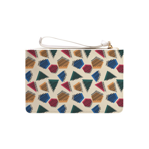 Abstract Pattern Clutch Bag By Artists Collection