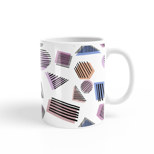 Abstract Shapes Pattern Coffee Mug By Artists Collection