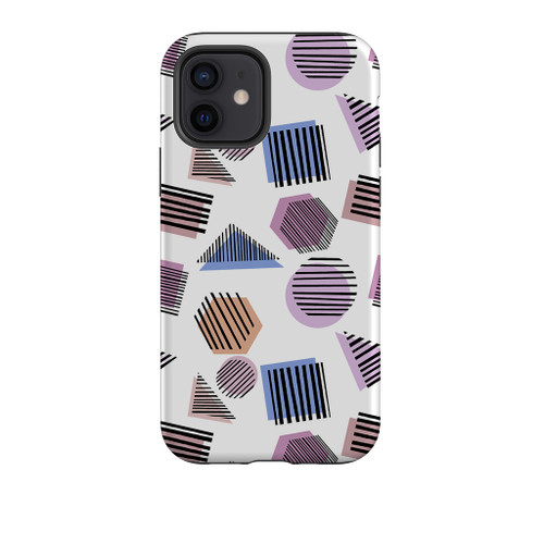 Abstract Shapes Pattern iPhone Tough Case By Artists Collection