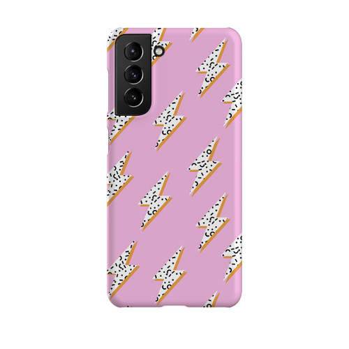 Abstract Thunder Pattern Samsung Snap Case By Artists Collection