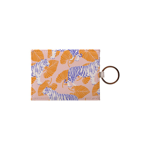 Abstract Tiger Orange Pattern Card Holder By Artists Collection