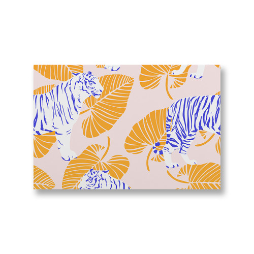 Abstract Tiger Orange Pattern Canvas Print By Artists Collection