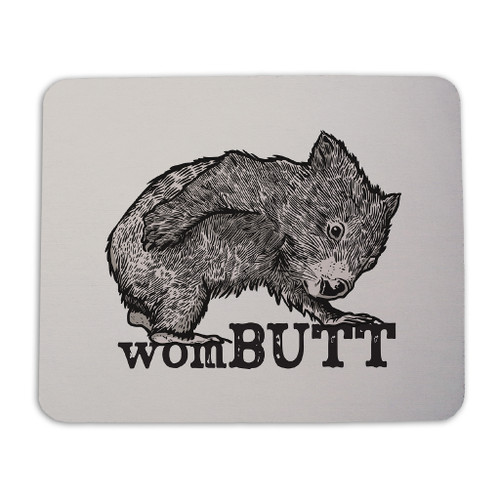 Wombutt Mouse Pad By Vexels