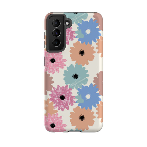 Abstract Wild Flower Pattern Samsung Tough Case By Artists Collection