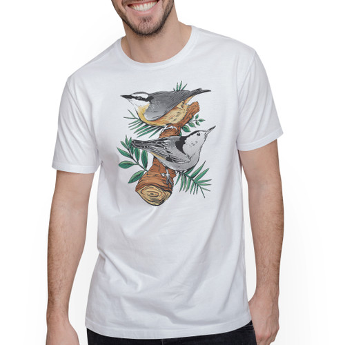 Birds On A Branch T-Shirt By Vexels