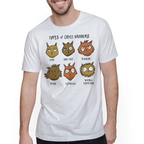 Types Of Coffee Drinker Cats T-Shirt By Vexels
