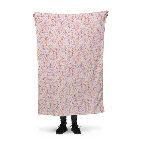 Abstract Animal Skin Pattern Fleece Blanket By Artists Collection