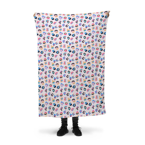 Colorful Leopard Pattern Fleece Blanket By Artists Collection