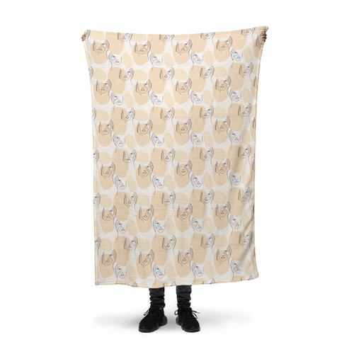 Fashion Pattern Fleece Blanket By Artists Collection