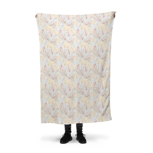 Fall Pattern Fleece Blanket By Artists Collection