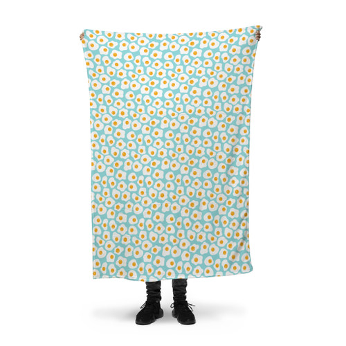 Egg Pattern Fleece Blanket By Artists Collection