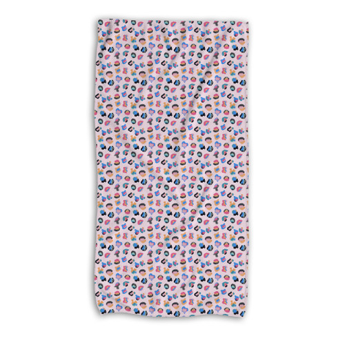 Colorful Leopard Pattern Beach Towel By Artists Collection