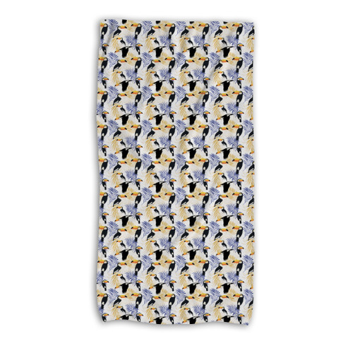Toucan Pattern Beach Towel By Artists Collection