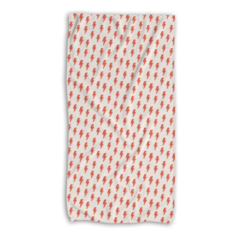 Thunder Pattern Beach Towel By Artists Collection