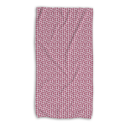 Simple Pomegranate Pattern Beach Towel By Artists Collection
