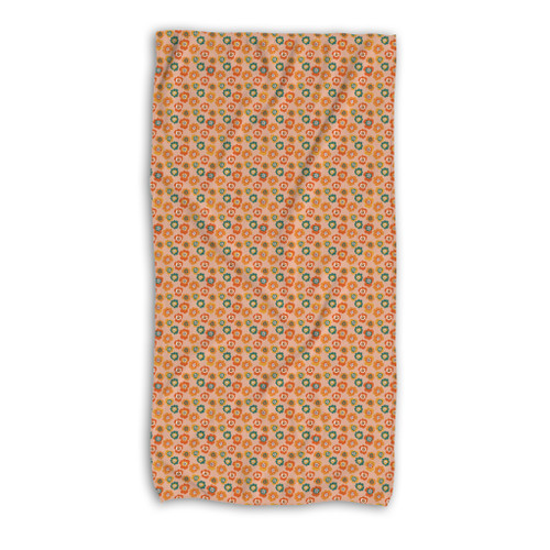Poppy Flowers Background Beach Towel By Artists Collection