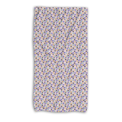 Pencil Strokes Pattern Beach Towel By Artists Collection