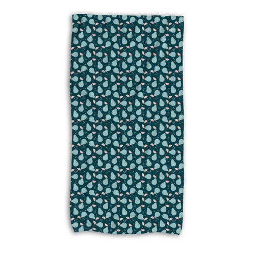 Pear Pattern Beach Towel By Artists Collection