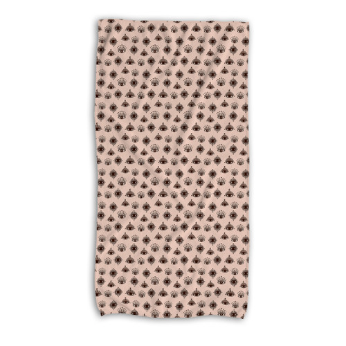 Mystical Pattern Beach Towel By Artists Collection