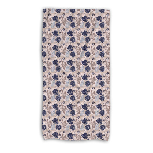 Modern Exotic Pattern Beach Towel By Artists Collection