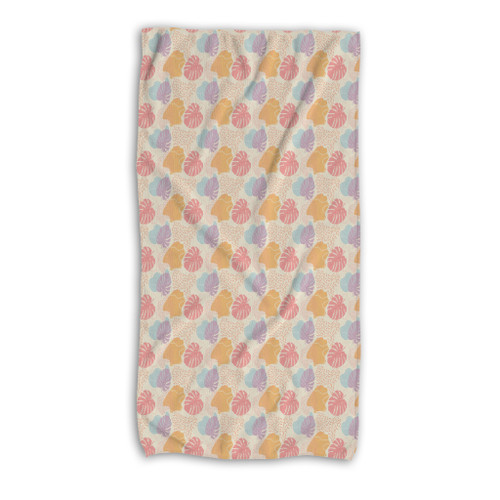 Hand Drawn Abstract Forms Beach Towel By Artists Collection